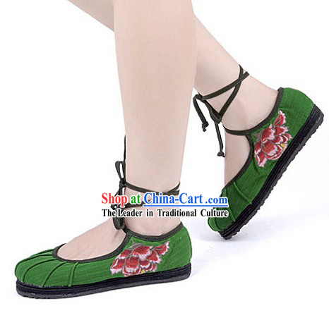 Traditional Chinese Handmade Dance Cloth Shoes