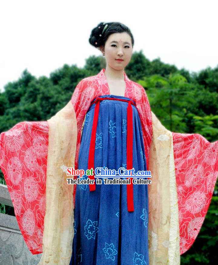 Chinese Hanfu Wedding Attire Complete Set for Women
