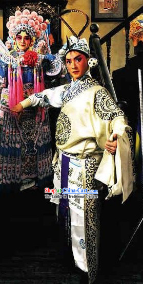 Chinese Peking Opera Wusheng Costumes Full Set