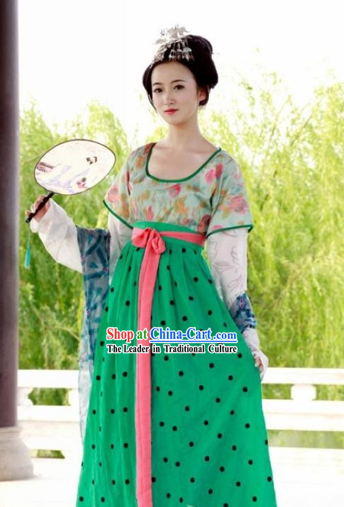 Chinese Tang Dynasty Women Clothing