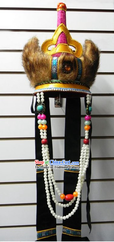 Chinese Women Mongolian Fur Hat