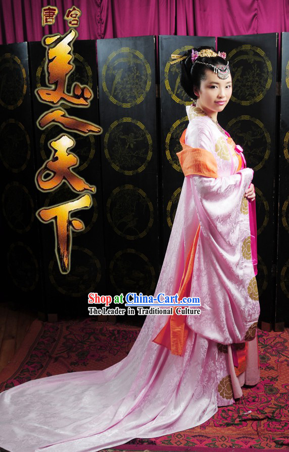 Ancient Chinese Tang Dynasty Princess Clothing