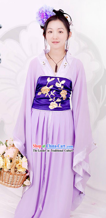 Chinese Classical Purple Hanfu for Women