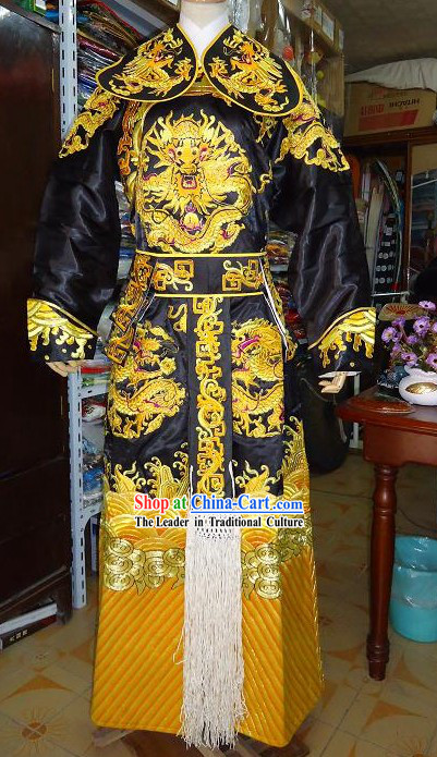 Peking Opera Embroidered Dragon Costume Complete Set