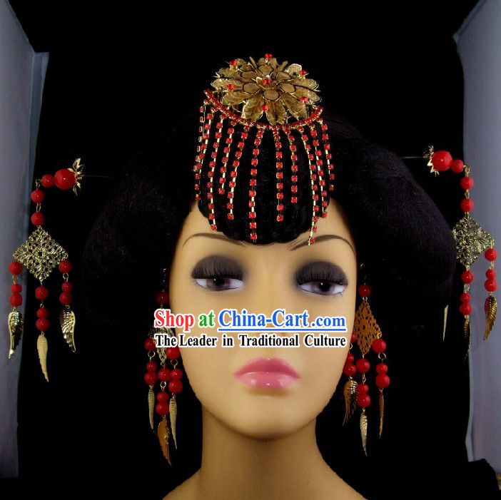Traditional Chinese Hanfu Hair Accessories Set