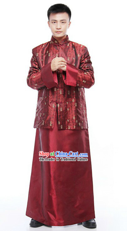 Traditional Chinese Wedding Dress and New Year Dress for Men