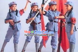 Chinese Red Army Costumes for Kids