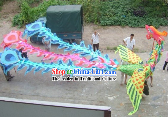 Chinese Spring Festival Celebration Phoenix Dance Costumes Complete Set