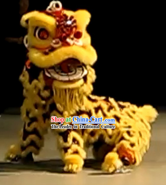 Competition and Celebration Chinese FUT SAN Lion Dance Costumes Complete Set