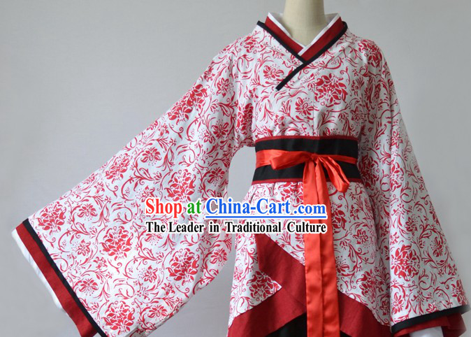 Ancient Chinese Hanfu Beauty Clothing Complete Set for Women