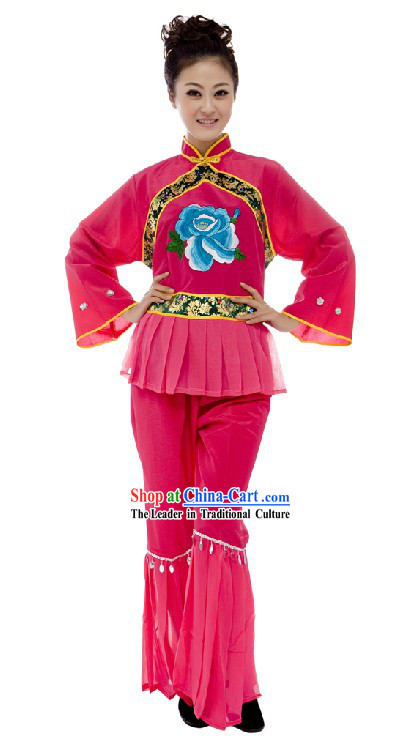 Traditional Chinese Yangge Dance Costume for Women