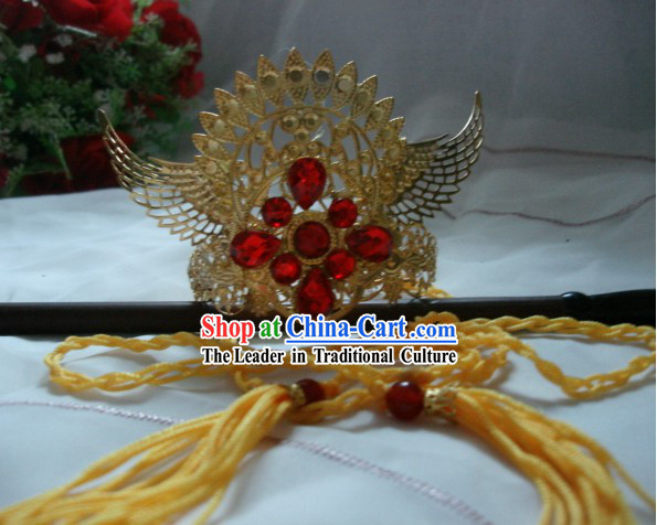 Ancient Chinese Style Handmade King Crown