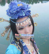 Chinese Classical Blue Hair Accessories Set
