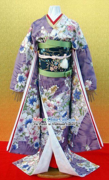 Traditional Japanese Kimono Costumes for Women