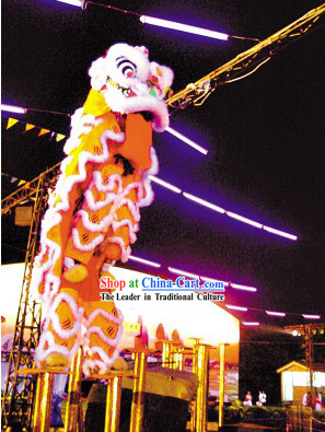 Top Competition and Parade Luminous Lion Dance Costumes Complete Set
