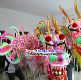 Supreme Competition and Parade Glow in the Dark Dragon Dance Costume Complete Set