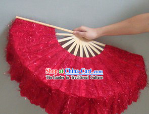 Chinese Classic Shinning Red Dancing Fan
