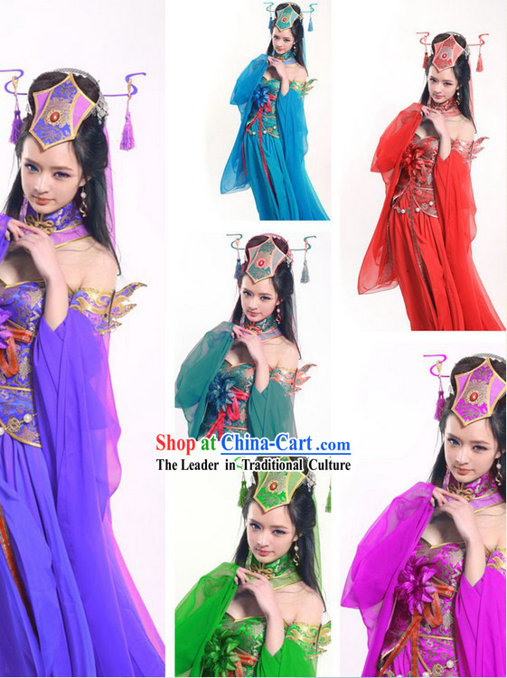 Ancient Chinese Fairy Dance Costumes for Women
