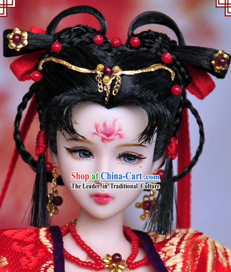 Ancient Chinese Female Hair Accessories and Wig