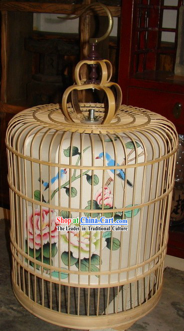 Chinese Classic Handmade and Painted Birdcage Hanging Palace Lantern