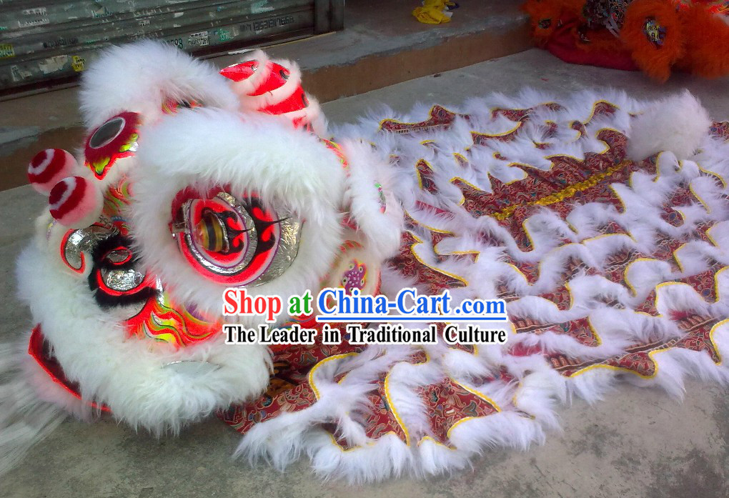 Supreme Chinese Southern FUT SAN Lion Dancing Costumes Complete Set