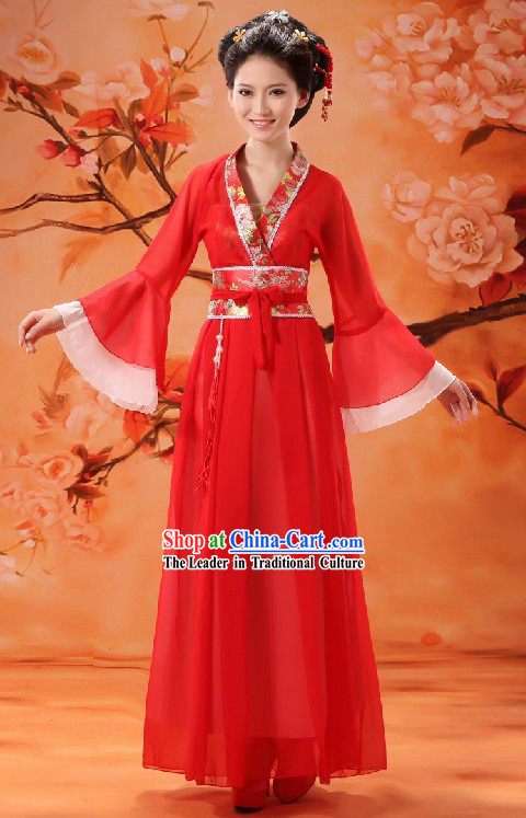 Chinese Classical Red Wedding Dress for Women