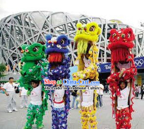 Beijing Olympic Games Opening Ceremony Lion Dance Costume Complete Set