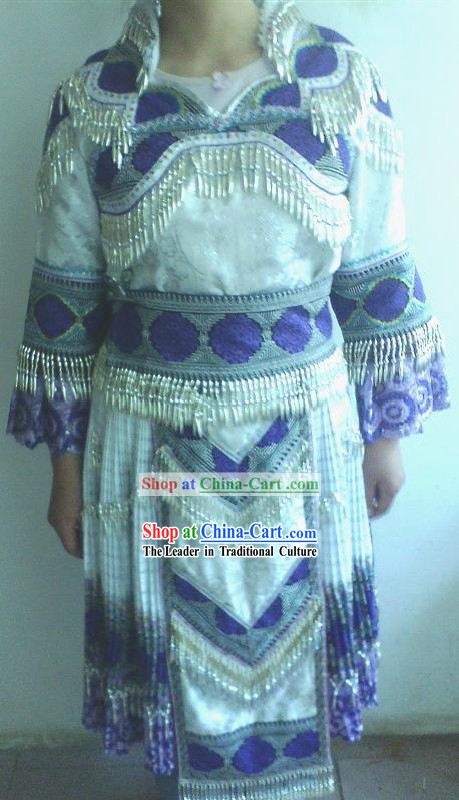 Traditional Chinese Miao Ethnic Clothing for Women