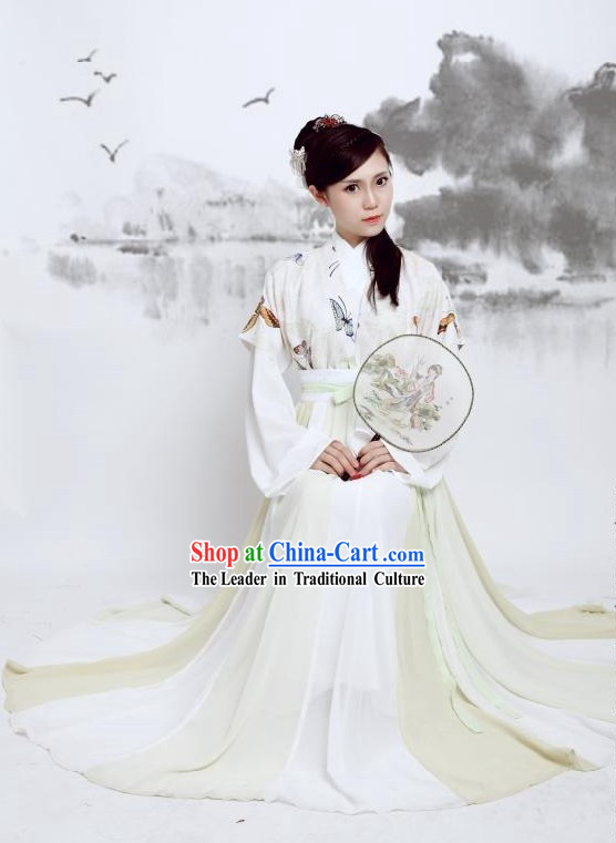 Ancient Chinese Hanfu Clothing Complete Set for Women