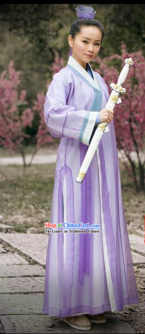 Ancient Chinese Wudang Swordswoman Costume