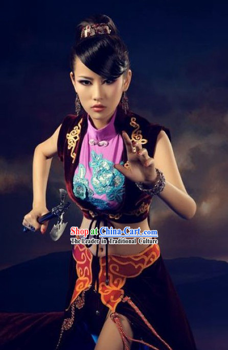 Chinese Cosplay Swordswoman Costumes