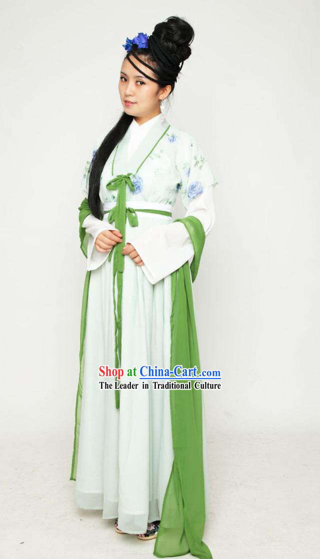 Ancient Chinese Han Dynasty Clothing Complete Set for Women