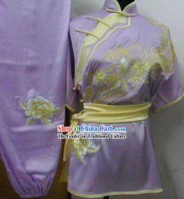 Chinese Classical Embroidered Phoenix Tai Chi Uniform