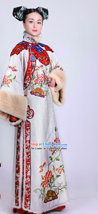 Qing Dynasty Imperial Palace Princess Costumes Complete Set