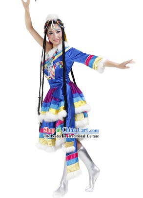 Traditional Tibetan Clothing and Headwear for Women