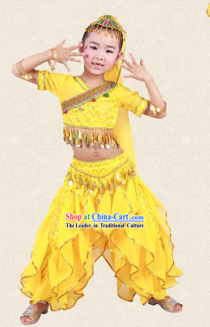 Indian Bollywood Dance Costumes for Kids