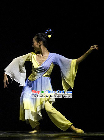Chinese Classic Dance Costumes Complete Set for Women