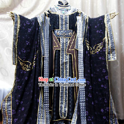 Ancient Chinese Emperor Dress Cosplay Complete Set for Men