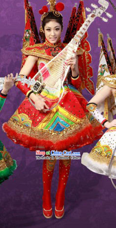 2013 New Style Peking Opera Type Dance Costumes and Hair Accessories for Women
