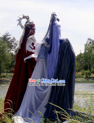 Asian Kung Fu Emperor China Cosplay Costume Complete Set