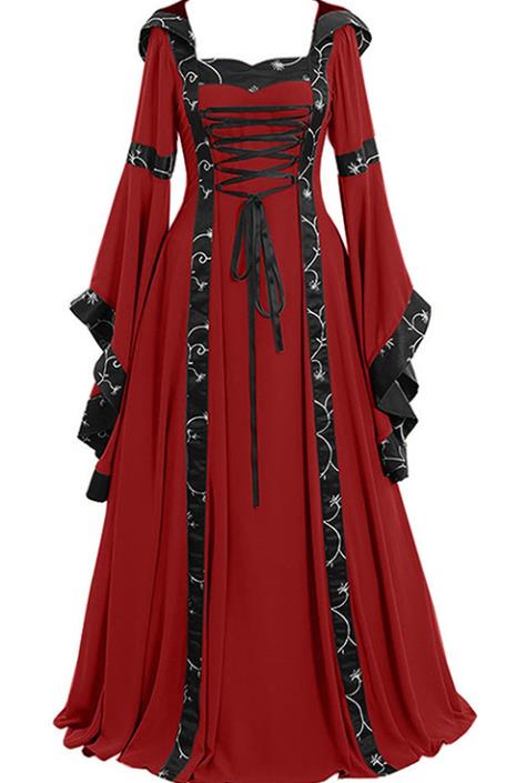 Custom-made Red Long Embroidered Cersei Lannister Costumes of Game of Thrones