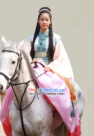 Lee Jun Ki Ancient Korean Film Plum Costumes Complete Set for Men
