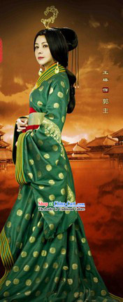 Han Dynasty Empress Han Fu Clothing and Accessories Complete Set