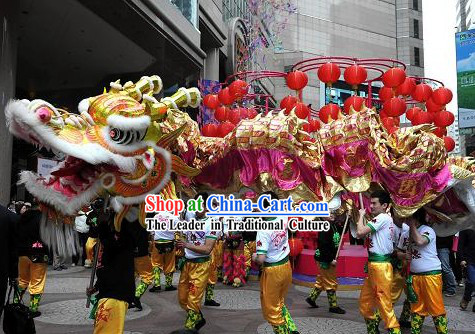 Supreme Chinese New Year Parade Celebration Dragon Dance Costumes Complete Set