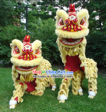 Supreme Chinese New Year Cute Hoksan Lion Dance Costumes Complete Set