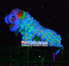 Luminous Supreme Business Promotion and Celebration Lion Dance Costume Complete Set