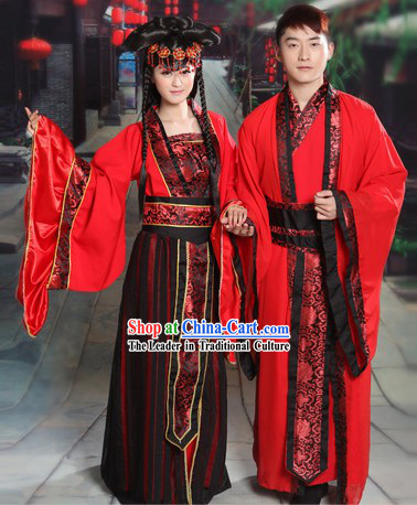Ancient Chinese Red Wedding Dresses