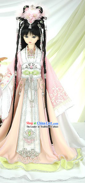 Traditional Chinese Cosplay Costumes and Headpieces