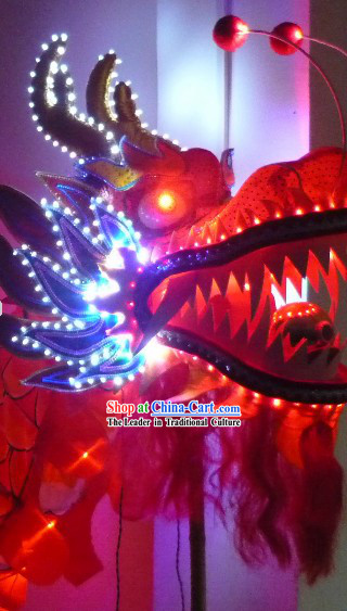 Luminous LED Lamps Dragon Dance Costumes Props for 19-20 People