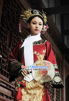 Empresses in the Palace Zhuan Huan Zhuan Empress Phoenix Robe and Hat Complete Set